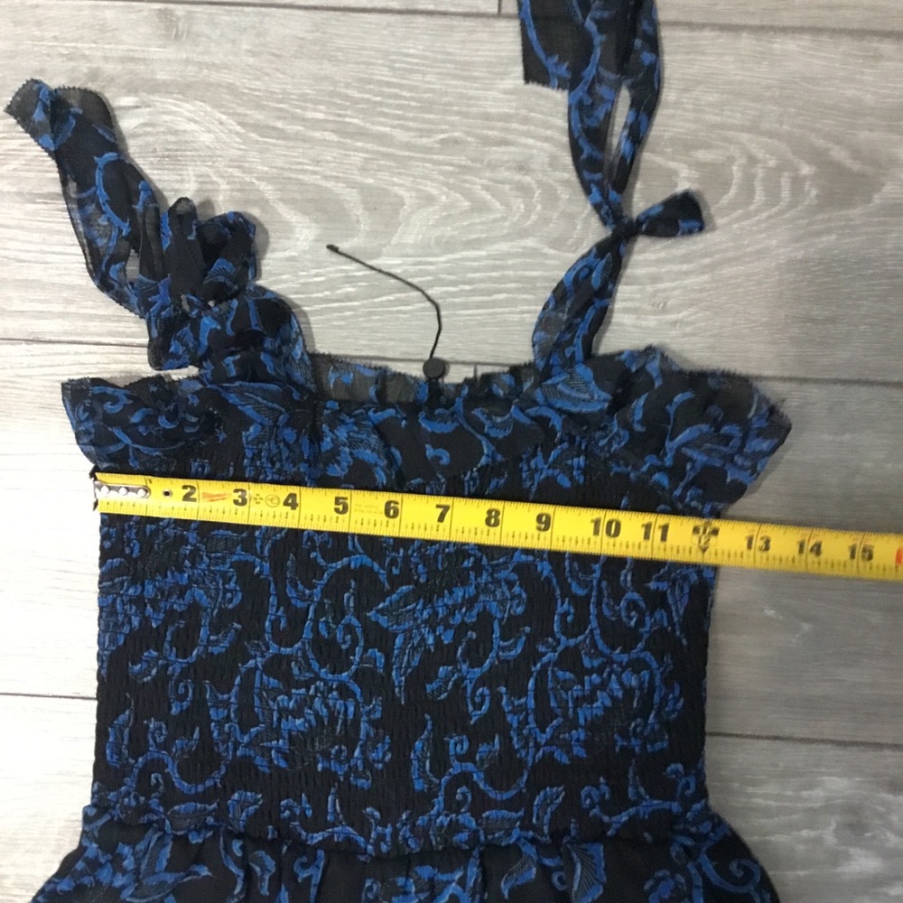 NWOT Whistles Blue Bali Jumpsuit size US 2 Resort Vacation Cruise - Picture 8 of 12